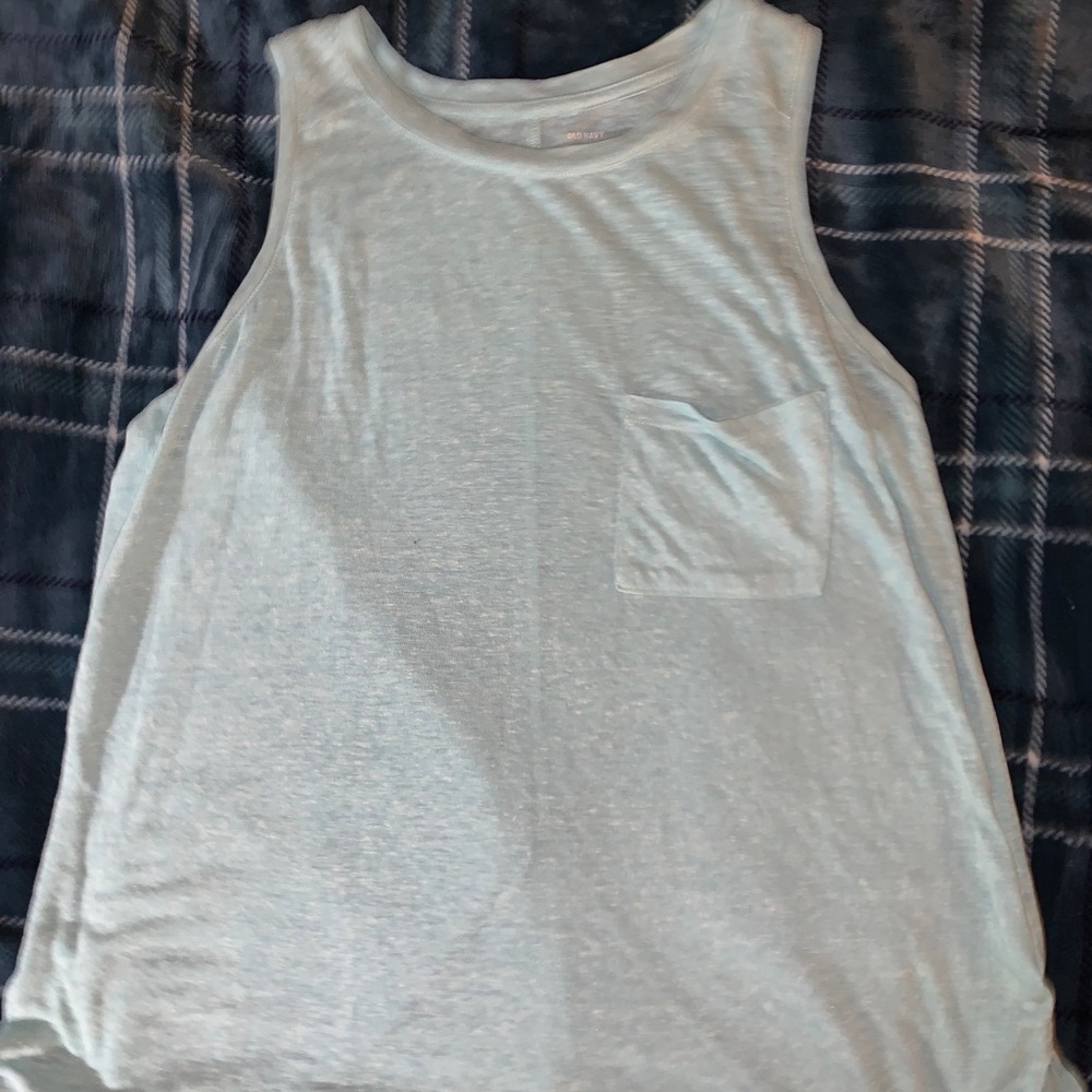 Blue tank top